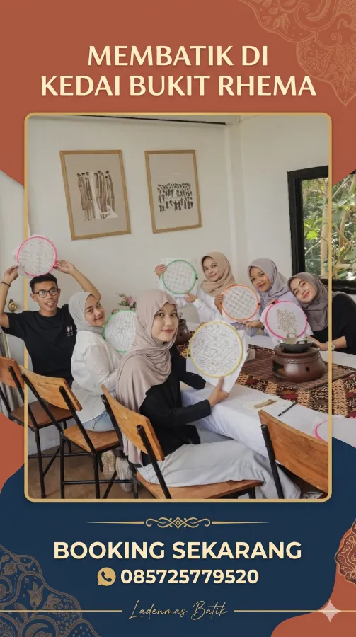 Membatik di Kedai Bukit Rhema