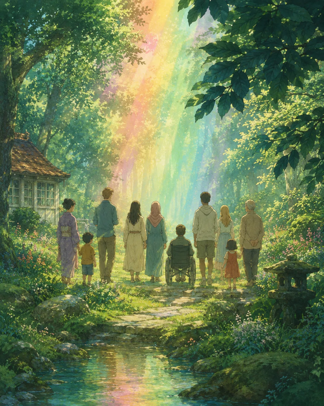 Ilustrasi keberagaman dan kebersamaan di Lantai 4 Bukit Rhema