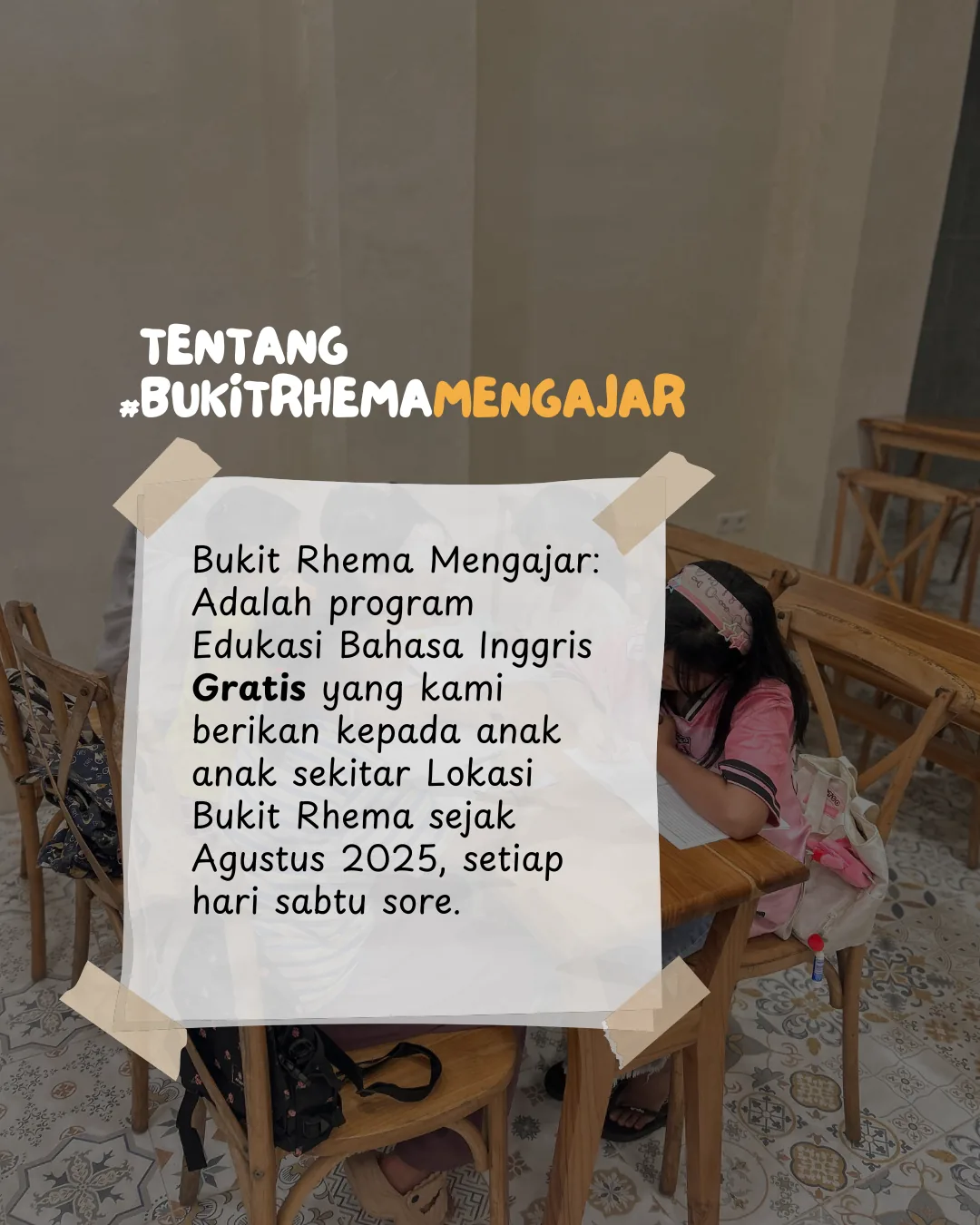Tentang Bukit Rhema Mengajar