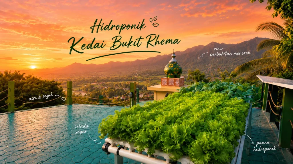 Mensyukuri Berkat Alam: Menikmati Kesegaran Sayur Hidroponik di Kedai Bukit Rhema Borobudur