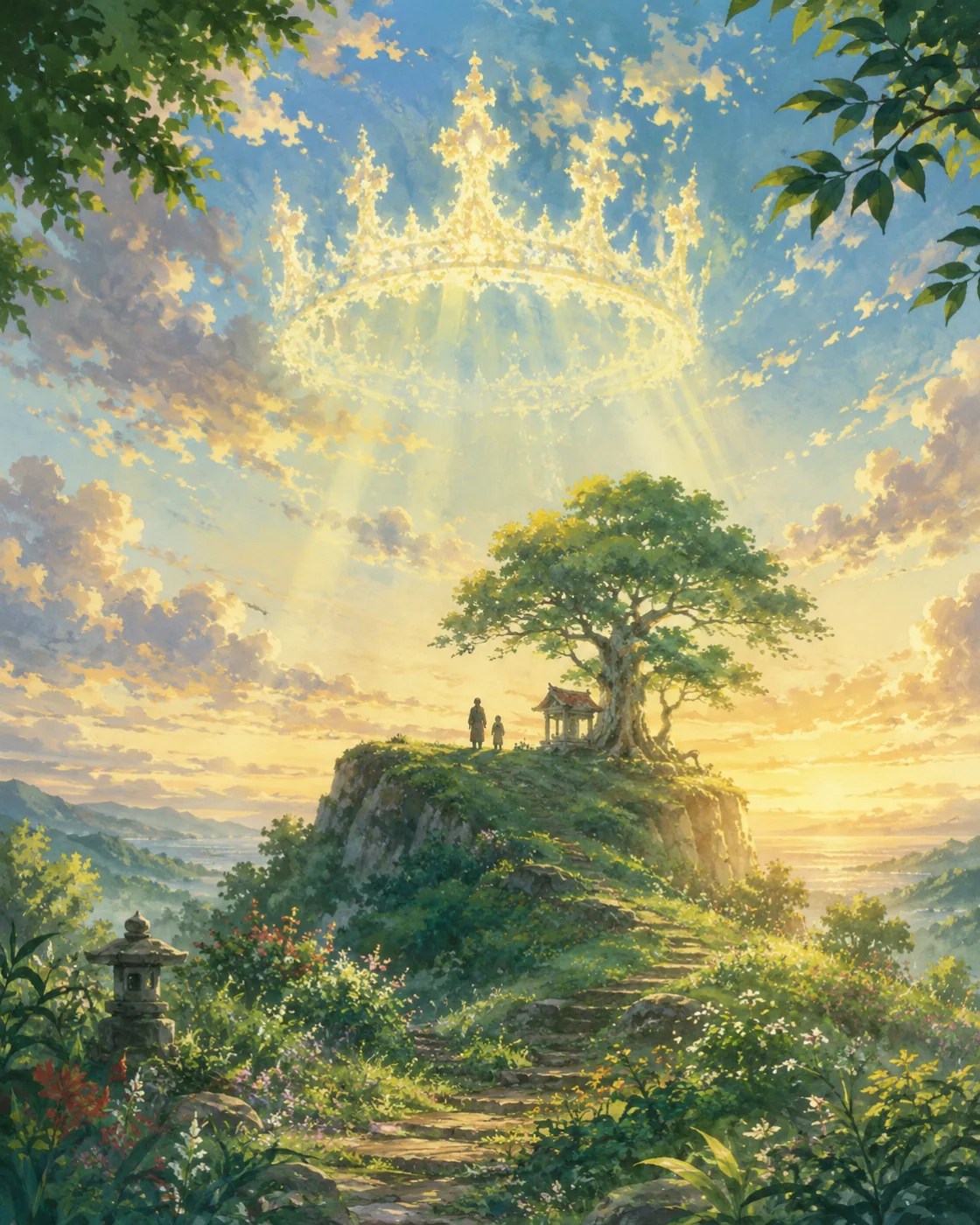 Ilustrasi puncak Mahkota di Lantai 7 Bukit Rhema